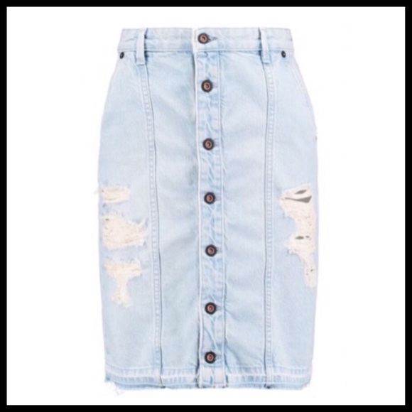 DENHAM NWT Bo Pencil Skirt - Picture 1 of 8